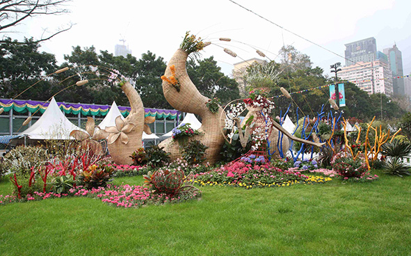 上海植物園 「花雨繽紛」